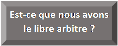 Rectangle&nbsp;: en biseau: Est-ce que nous avons le libre arbitre ?